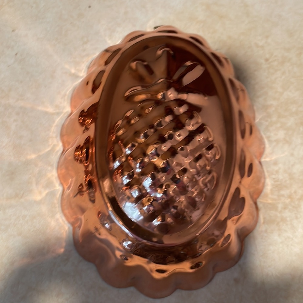 Set of 3 food-form multi-use copper pans made in Korea - Picture 4 of 5